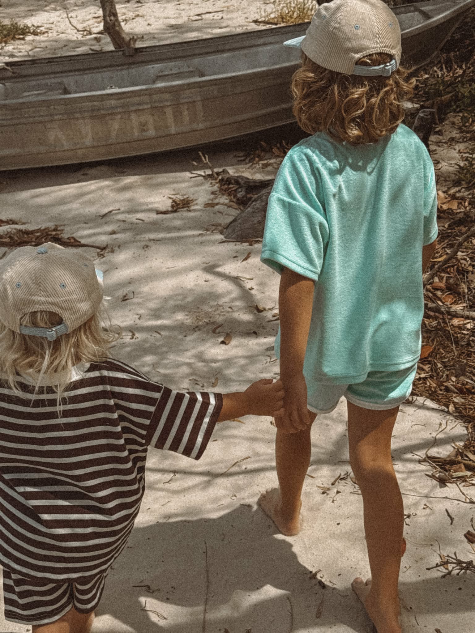 The Driftwood Kid's Striped Set