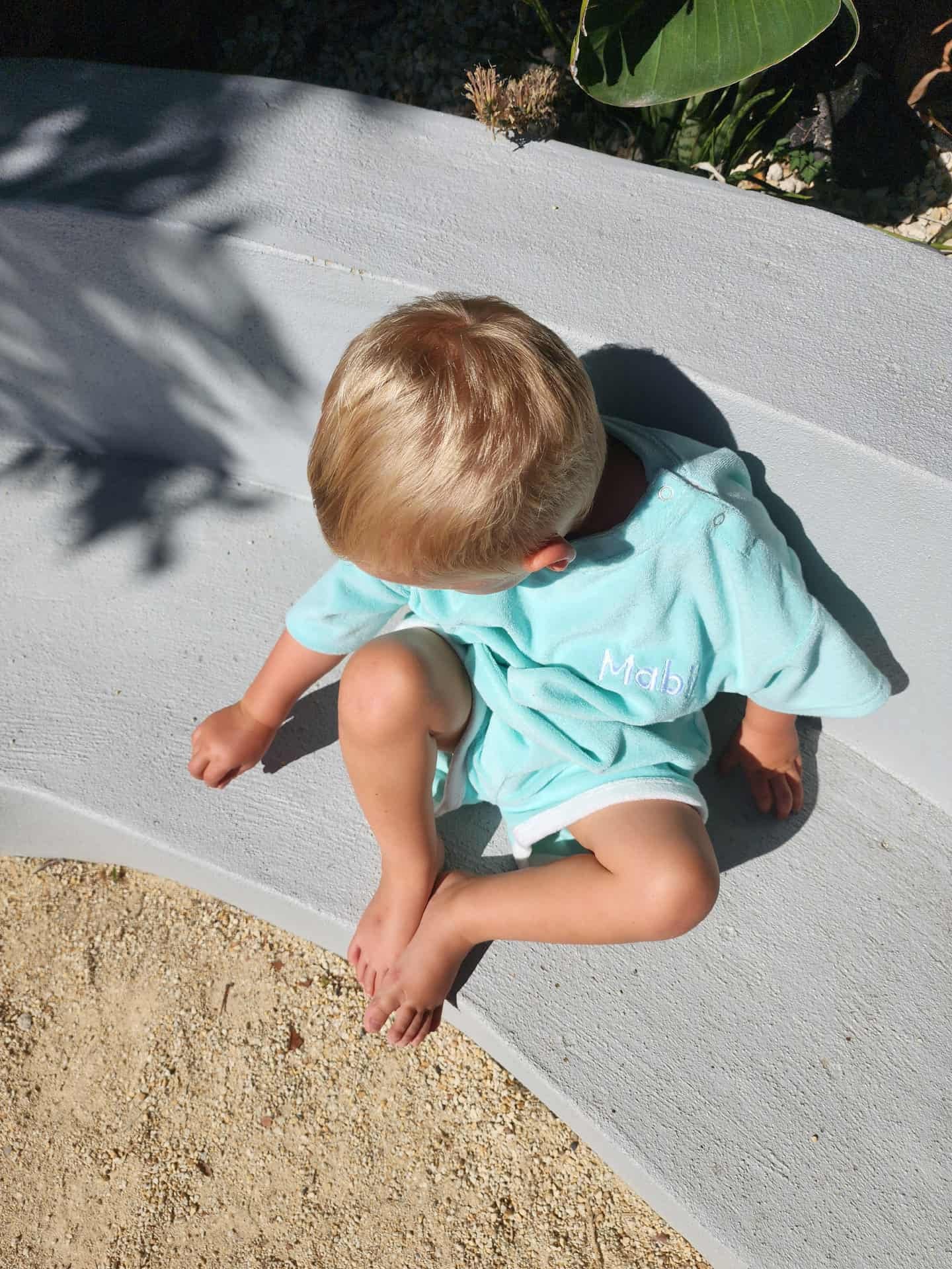 Cool, fashionable kids summer clothing set.