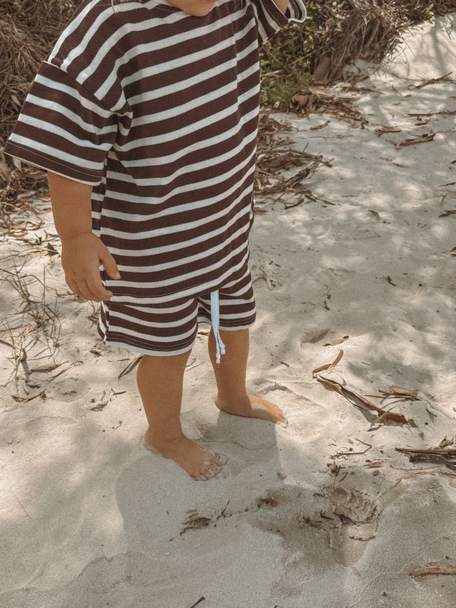 The Driftwood Kid's Striped Set