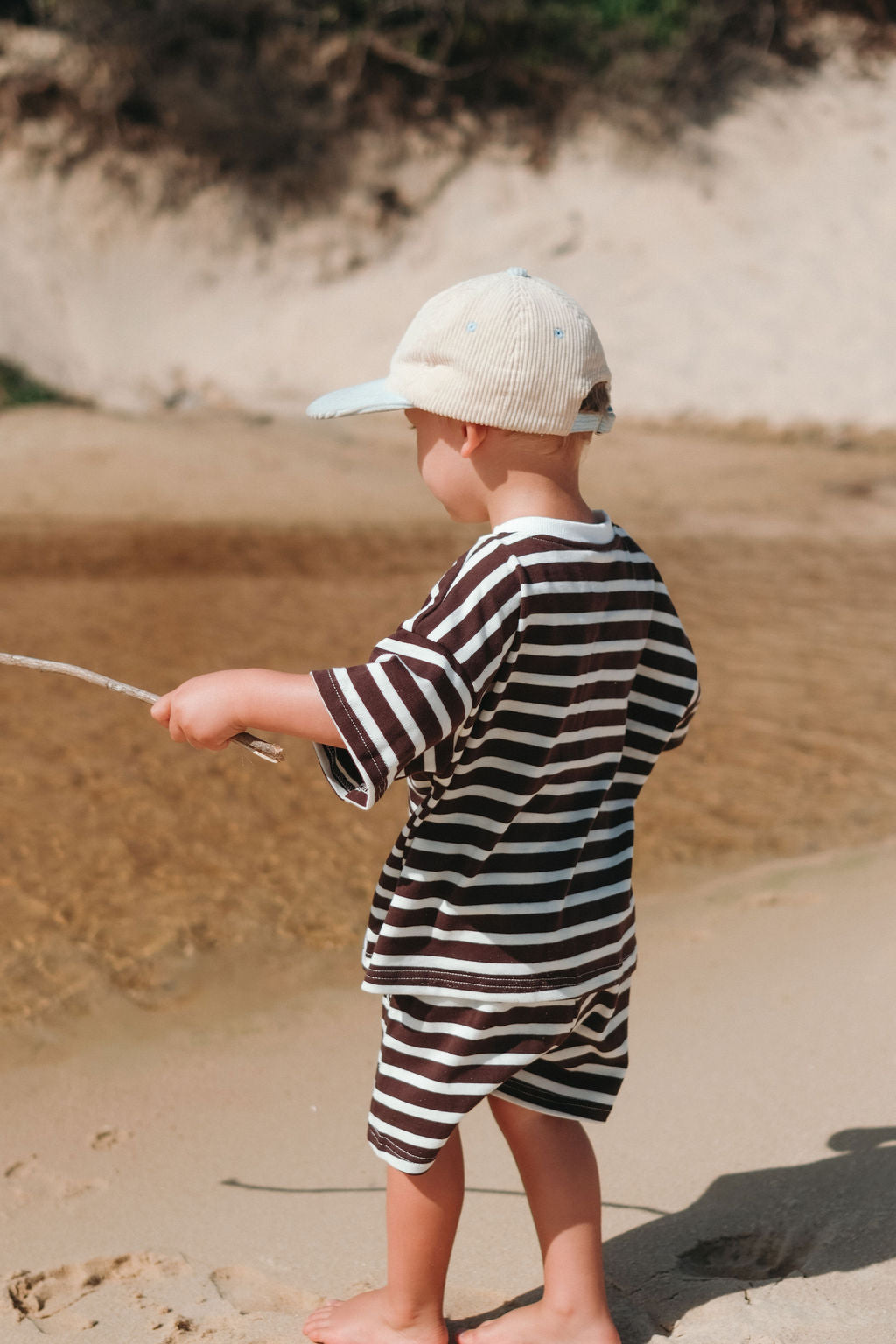 The Driftwood Kid's Striped Set