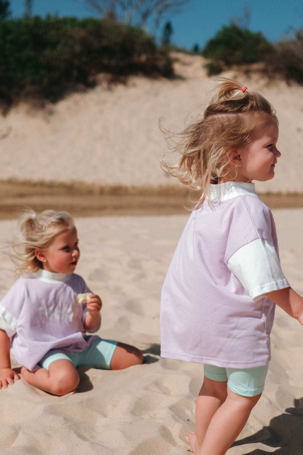 The Lucy Kids Shirt and Bike Pants Set