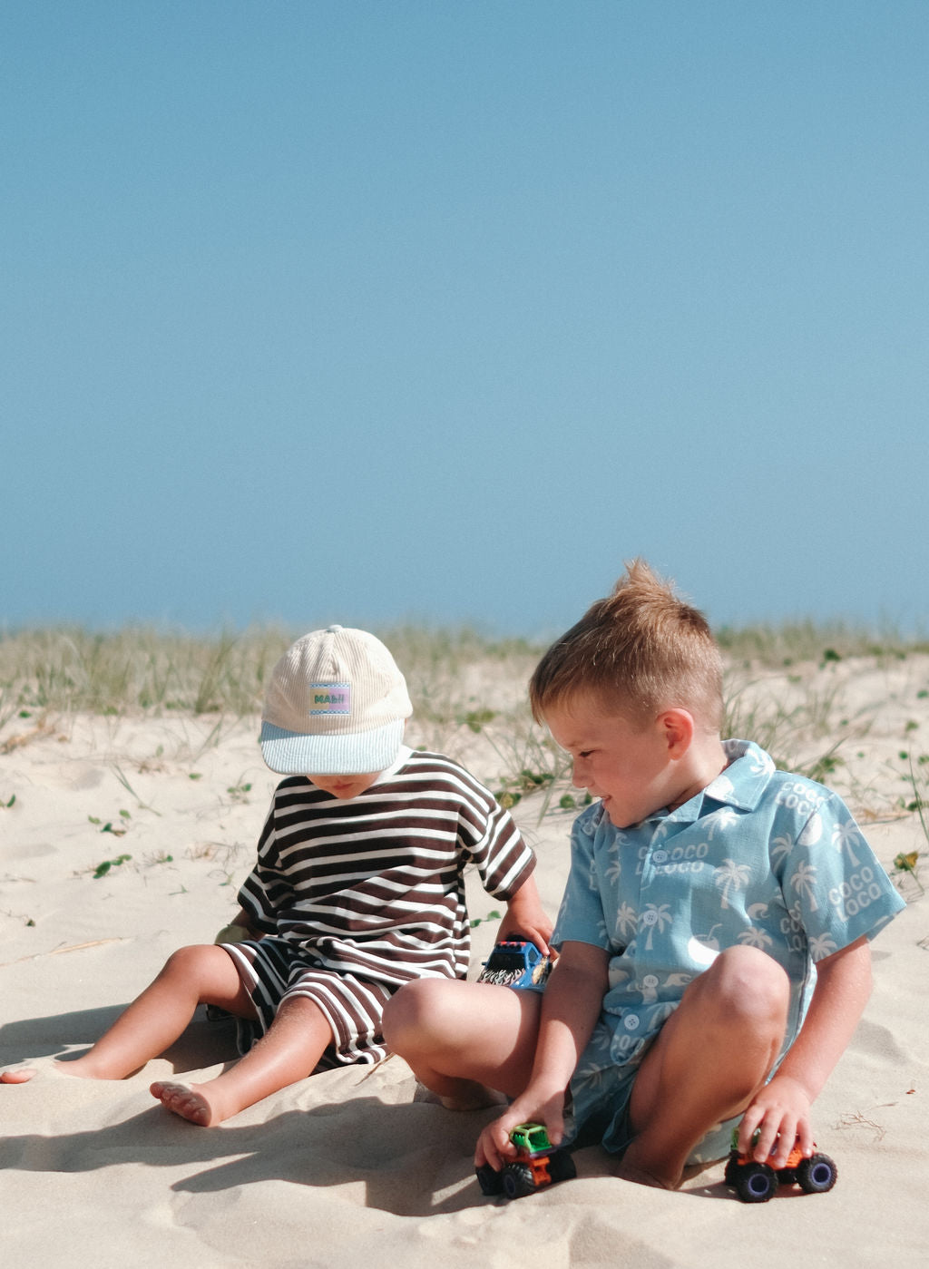 The Driftwood Kid's Striped Set