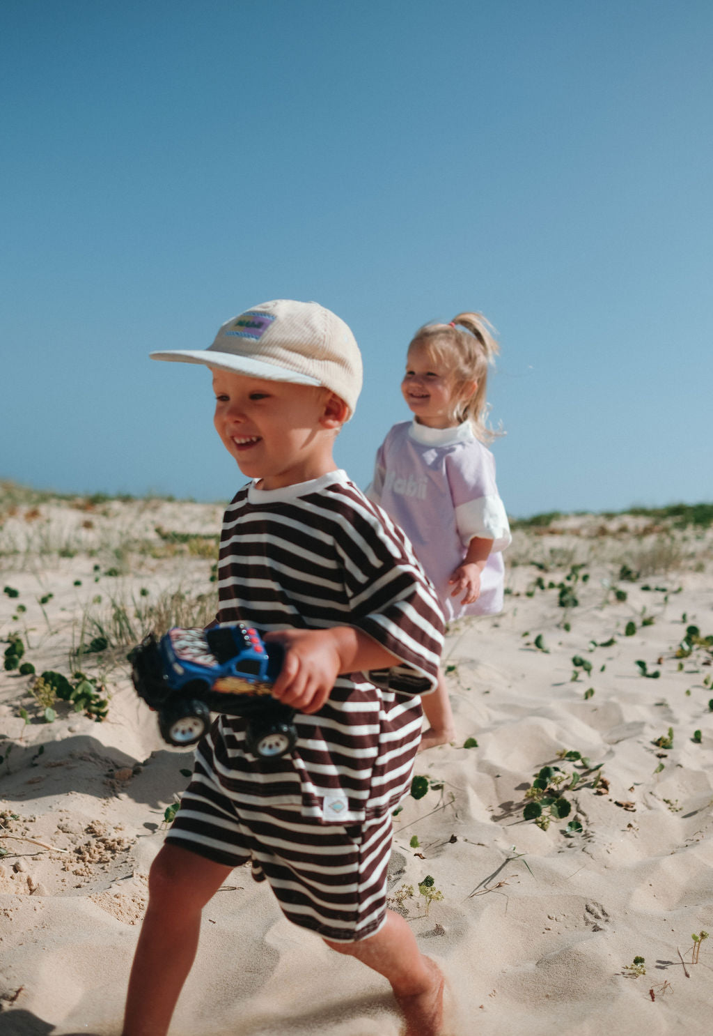 The Driftwood Kid's Striped Set