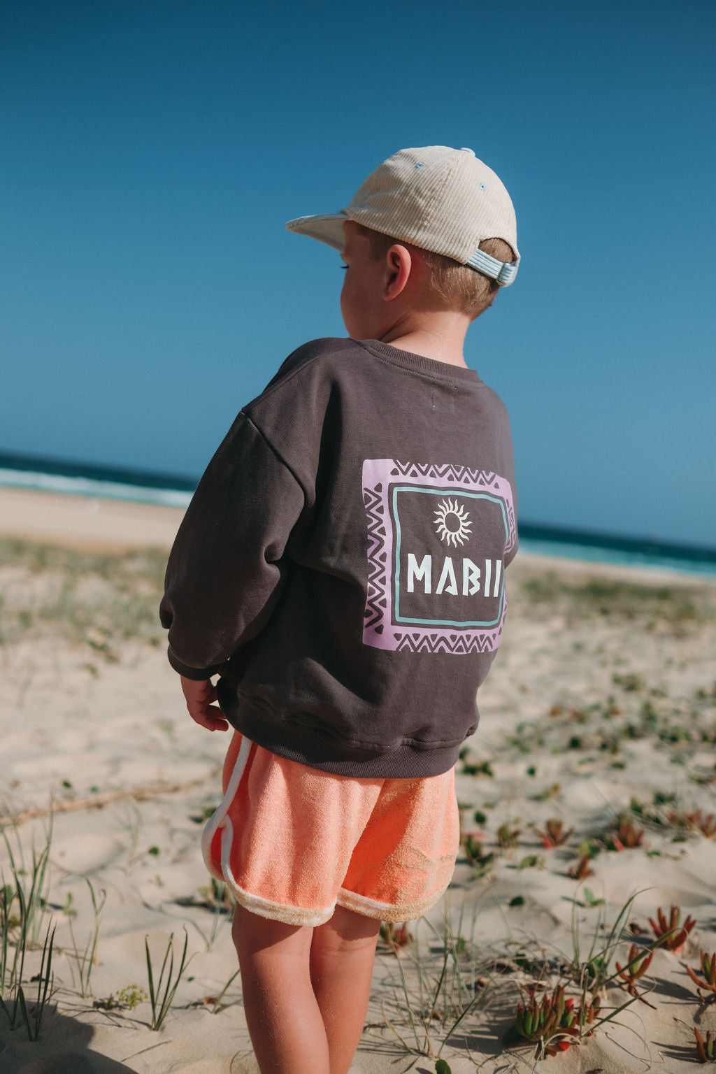 Aztec Social Black Kids Print Jumper