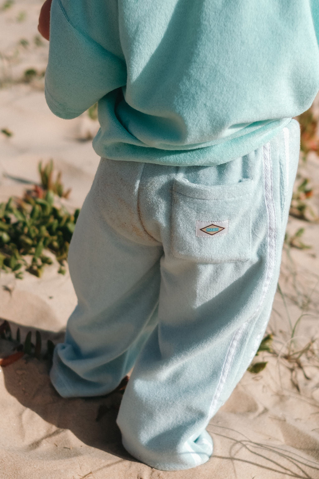 Blue Cloud Kids Terry Towelling Pants